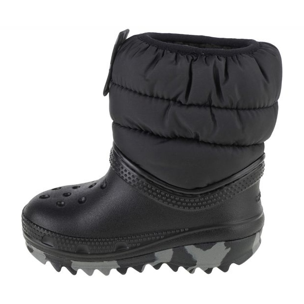 Pantofi Crocs Classic Neo Puff Boot pentru copii mici 207683-001 negru 1