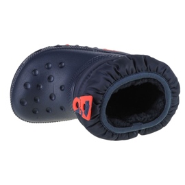 Pantofi Crocs Classic Neo Puff Boot pentru copii mici 207683-410 albastru 2