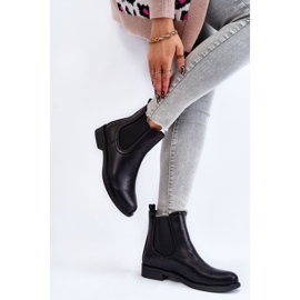 PG1 Cizme Jodhpur din piele Astate negre negru 2