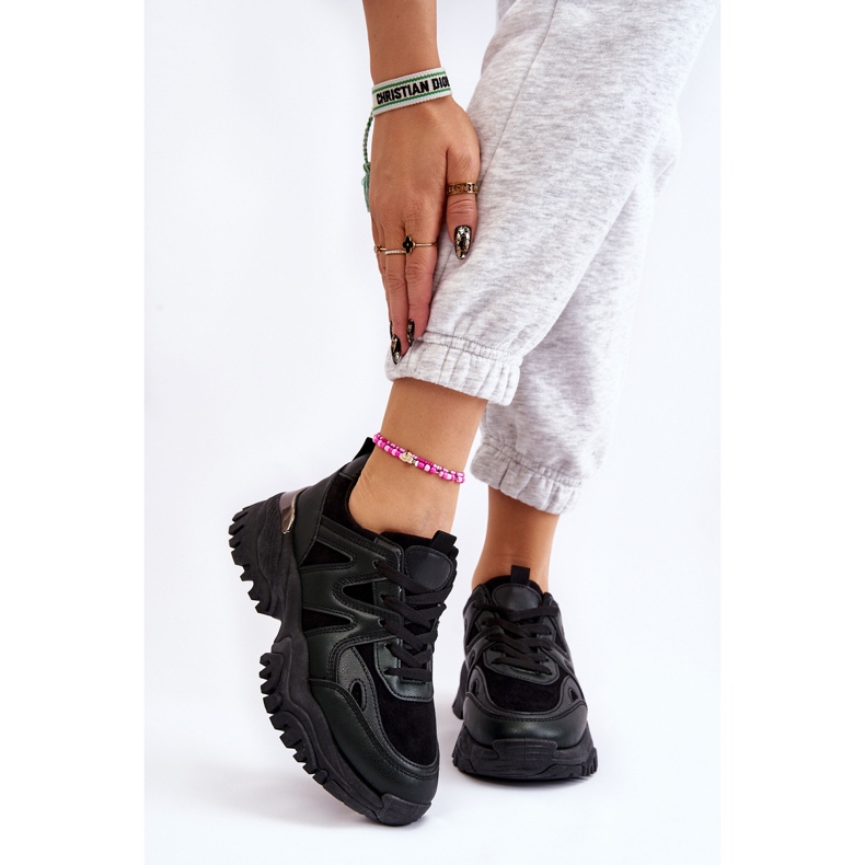 PG1 Pantofi sport clasici cu platformă Bowie negri negru 1 PG1 Pantofi sport clasici cu platformă Bowie negri negru 1