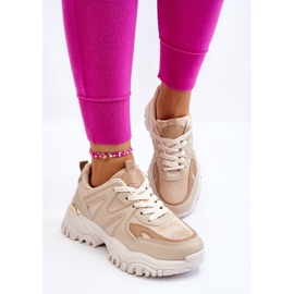 PG1 Pantofi sport clasici pe platformă Bowie bej 2