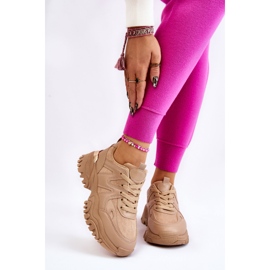 PG1 Pantofi sport clasici pe o platformă Bowie bej închis 1 PG1 Pantofi sport clasici pe o platformă Bowie bej închis 1