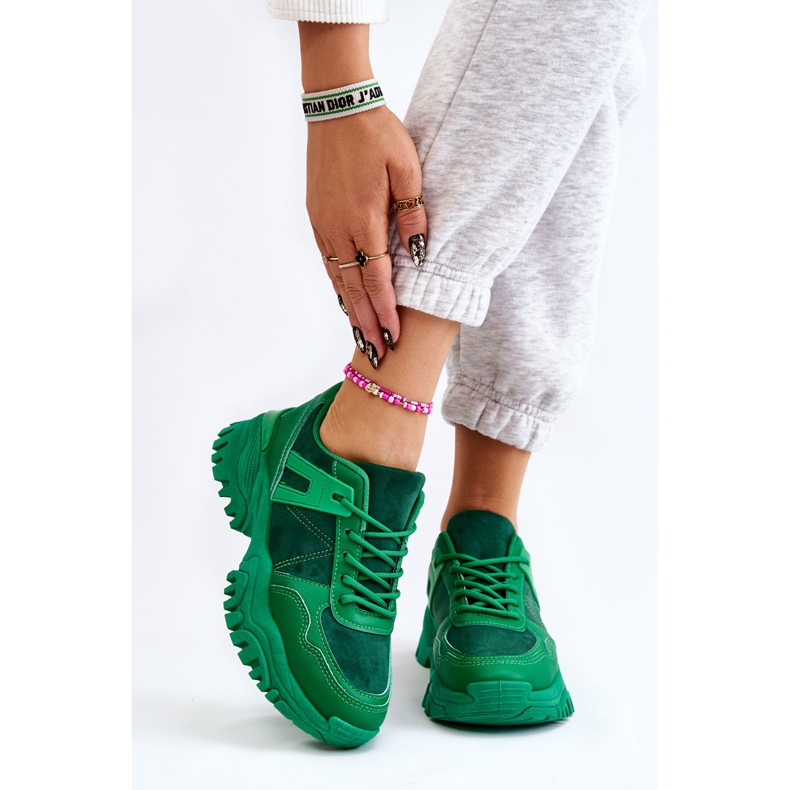 PG1 Pantofi sport la modă Pantofi sport verde Frezio 1 PG1 Pantofi sport la modă Pantofi sport verde Frezio 1