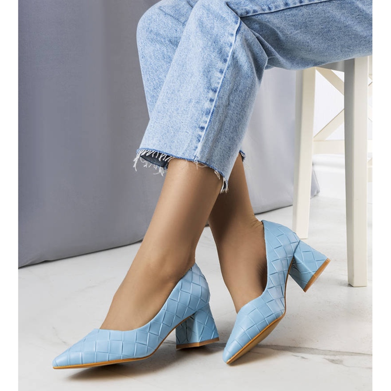 BM Pompe cu toc albastru de la Migne 1