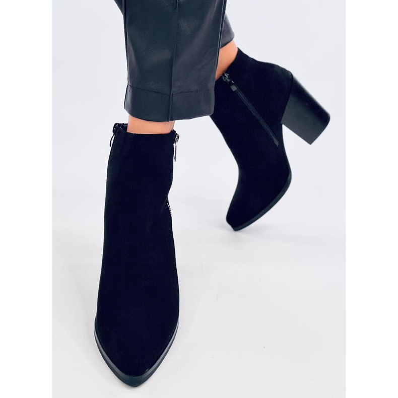 Cizme din cărămidă cu toc lat TX-1873 Portocaliu roșu 1