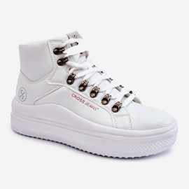 Pantofi de damă înalți Cross Jeans KK2R4028C Alb 7