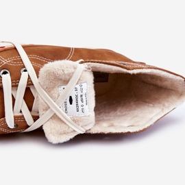 Pantofi de damă înalți Cross Jeans KK2R4043C Camel maro 1
