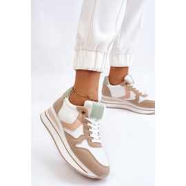 PG1 Pantofi Sport Feminin Alb Și Bej Neva 2