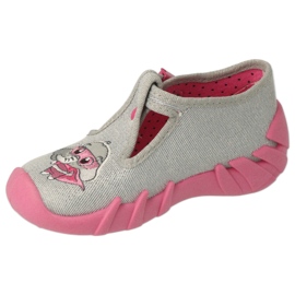 Pantofi copii Befado speedy 110N454 roz argint 4