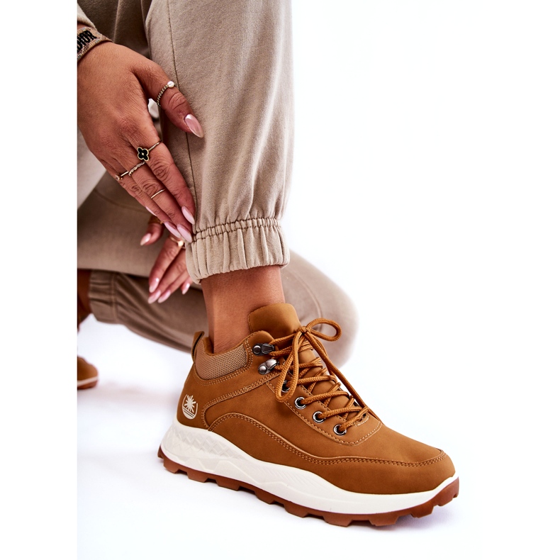 Cizme de trekking izolate pentru femei maro 4