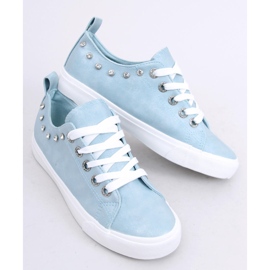 Albastru BL122p Adidași albastri cu zirconiu cubic 3