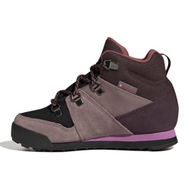 Pantofi Adidas Snowpitch Jr GZ1172 bej maro negru 1