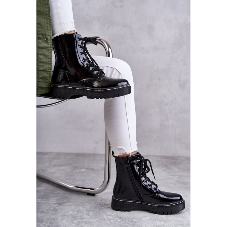 S.Barski Cizme de damă Negru Kognito 3