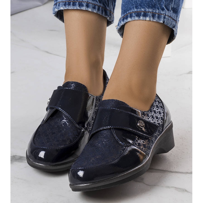 BM Brogues Drancy bleumarin albastru marin 1