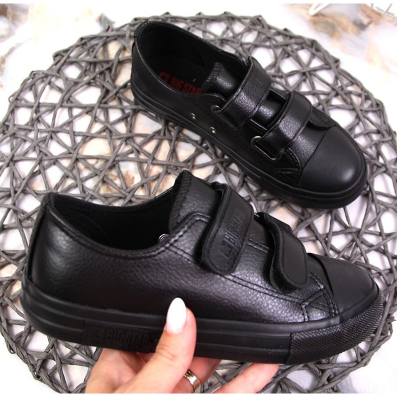 Adidași cu velcro Big Star Jr KK374054 negru 1