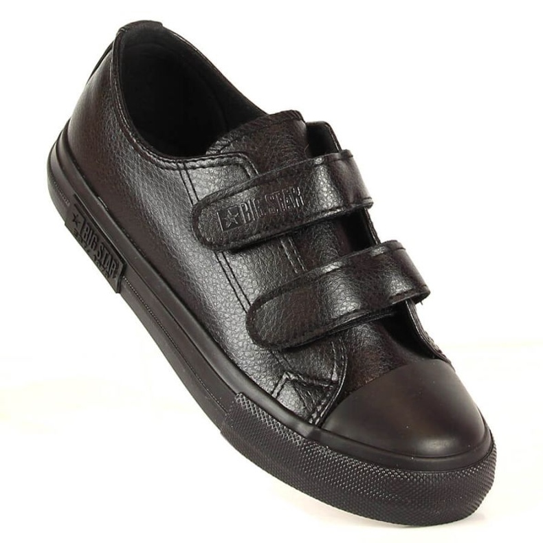 Adidași cu velcro Big Star Jr KK374054 negru 2