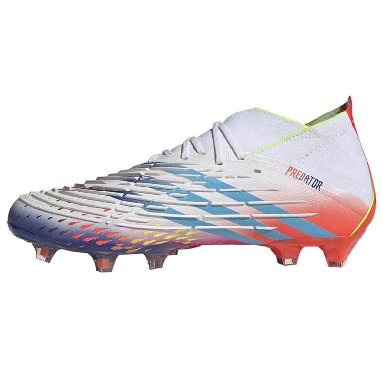 Pantofi de fotbal Adidas Predator Edge.1 Fg M GW1028 alb alb 1