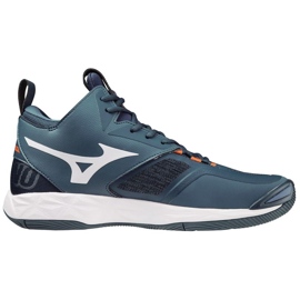 Pantofi de volei Mizuno Wave Momentum 2 Mid V1GA211721 albastru albastru 1