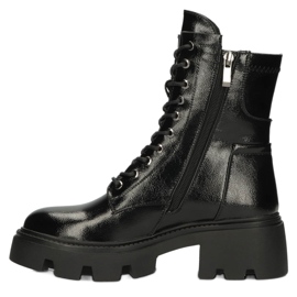 Cizme izolate strălucitoare pentru femei Filippo DBT4095 Negru 2