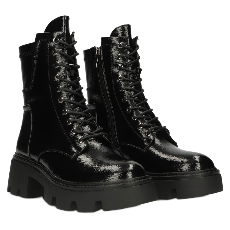 Cizme izolate strălucitoare pentru femei Filippo DBT4095 Negru 3 Cizme izolate strălucitoare pentru femei Filippo DBT4095 Negru 3