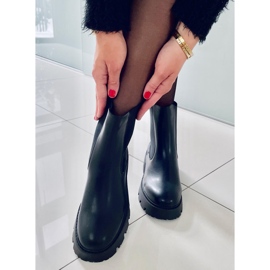 BM Cizme Chelsea înalte de la Rumer Black negru 1