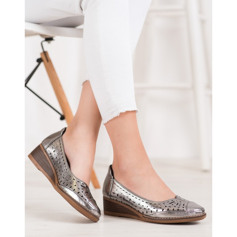 Pompe pe pană Vinceza gri 1