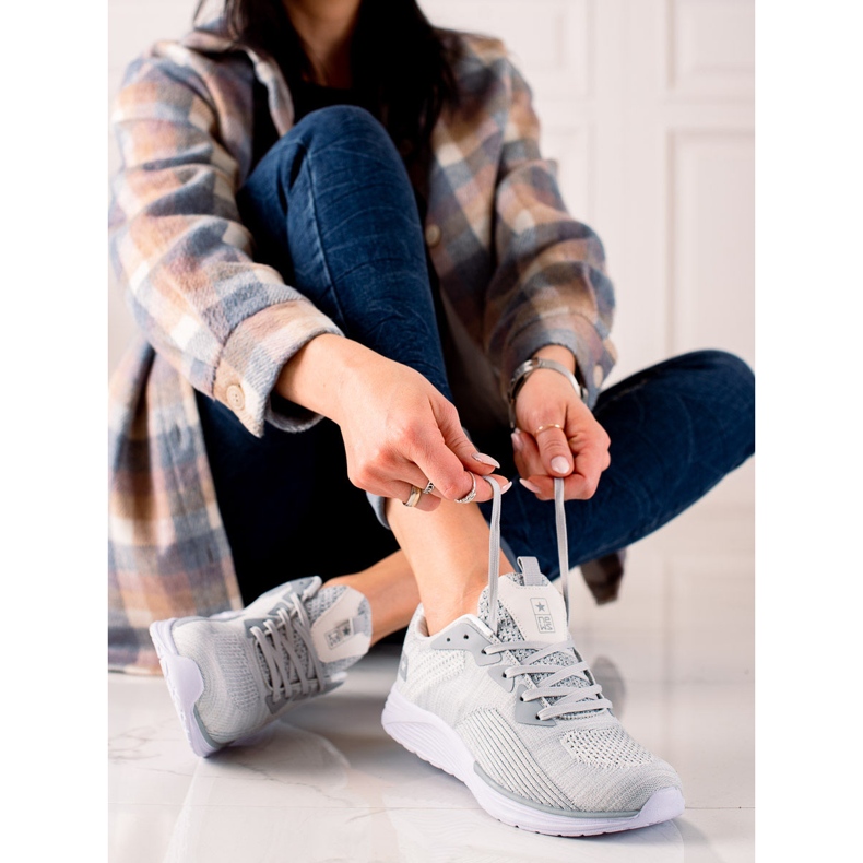 Evento Încălțăminte sport cu șiret gri 1