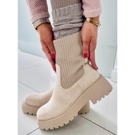 PA1 Botine elastice Winters Bej 4