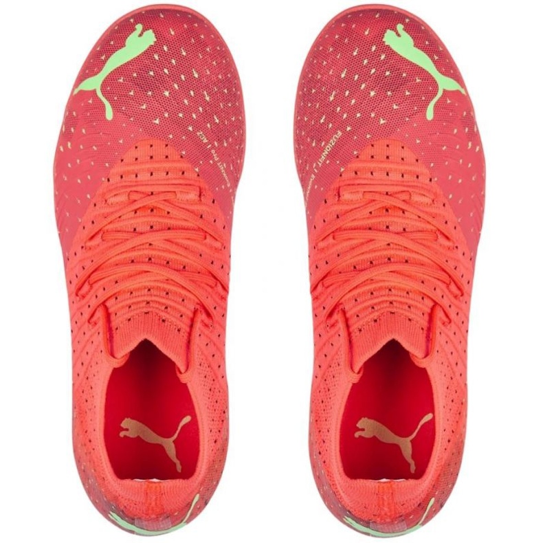 Ghete de fotbal Puma Future 3.4 Tt Jr 107012 03 roșu 1
