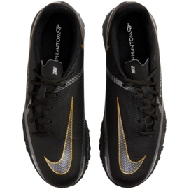 Pantofi de fotbal Nike Phantom GT2 Academy Tf Jr DC0817 007 negru negru 1