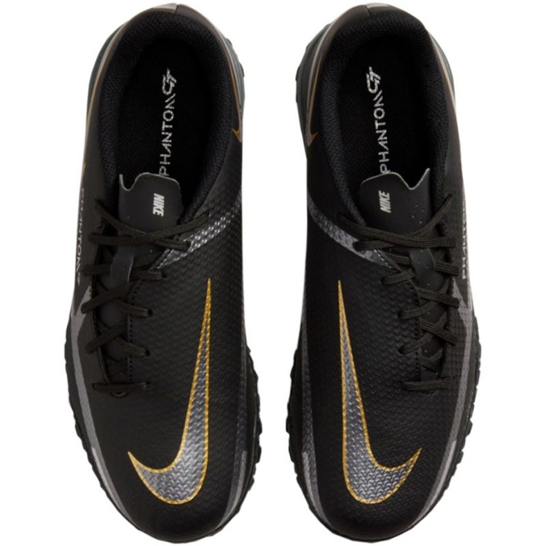 Pantofi de fotbal Nike Phantom GT2 Academy Tf Jr DC0817 007 negru negru 1