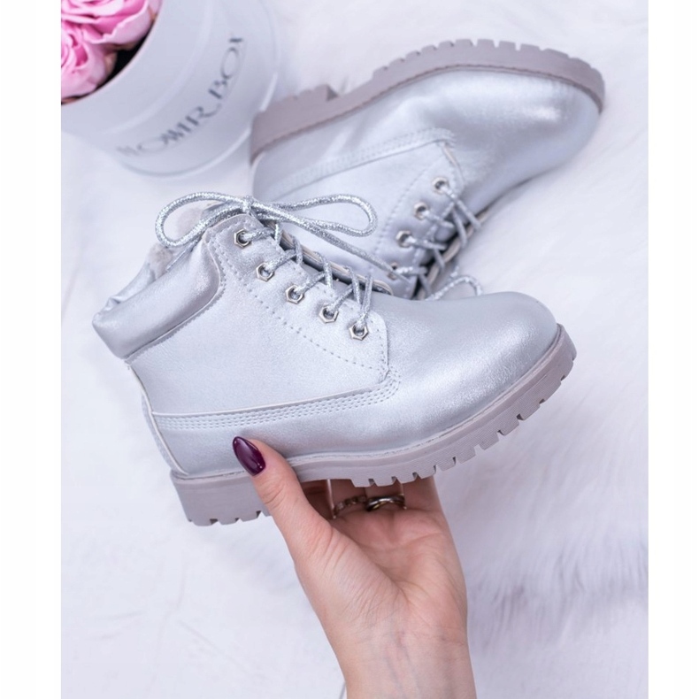 PA1 Cizme Dexter Trappers cu izolație argintie pentru copii 4 PA1 Cizme Dexter Trappers cu izolație argintie pentru copii 4