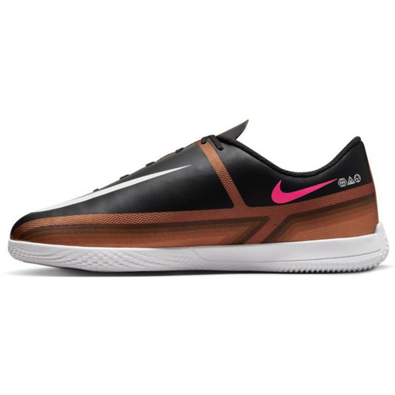 Pantofi de fotbal Nike Phantom GT2 Club Qatar Ic Jr DR6060 810 maro, negru bej și maro 1