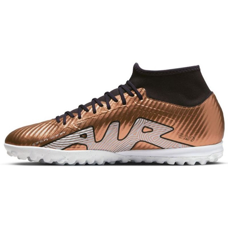Pantofi de fotbal Nike Zoom Mercurial Superfly 9 Academy Qatar Tf M DR5948 810 aur, bronz de aur 1 Pantofi de fotbal Nike Zoom Mercurial Superfly 9 Academy Qatar Tf M DR5948 810 aur, bronz de aur 1