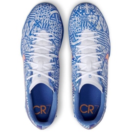 Pantofi de fotbal Nike Zoom Mercurial Vapor 15 Academy CR7 Tf M DQ5319 182 albastru albastru 2