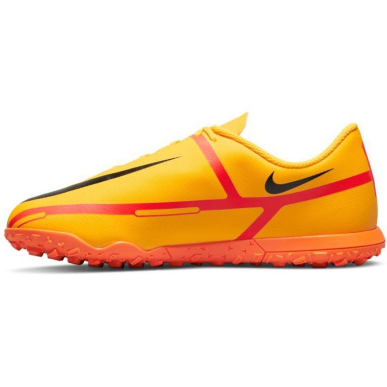 Pantofi de fotbal Nike Phantom GT2 Club Tf Jr DC0827 808 portocale portocale si rosii 1