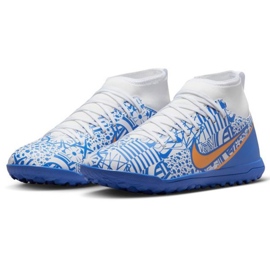 Pantofi de fotbal Nike Zoom Mercurial Superfly 9 CR7 Tf Jr DQ5330 182 multicolor albastru 2