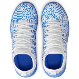 Pantofi de fotbal Nike Zoom Mercurial Superfly 9 CR7 Tf Jr DQ5330 182 multicolor albastru 3