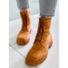 PA1 Lucrători cu șireturi Zoe Camel bej 3