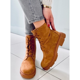 PA1 Lucrători cu șireturi Zoe Camel bej 4