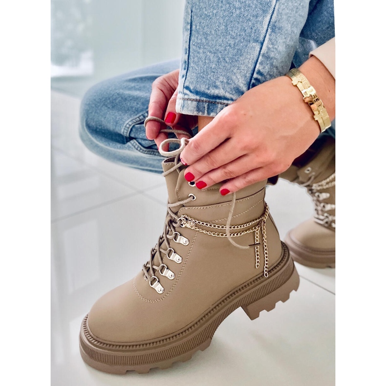 PA1 Cizme Hudson Caise Trapper bej 2