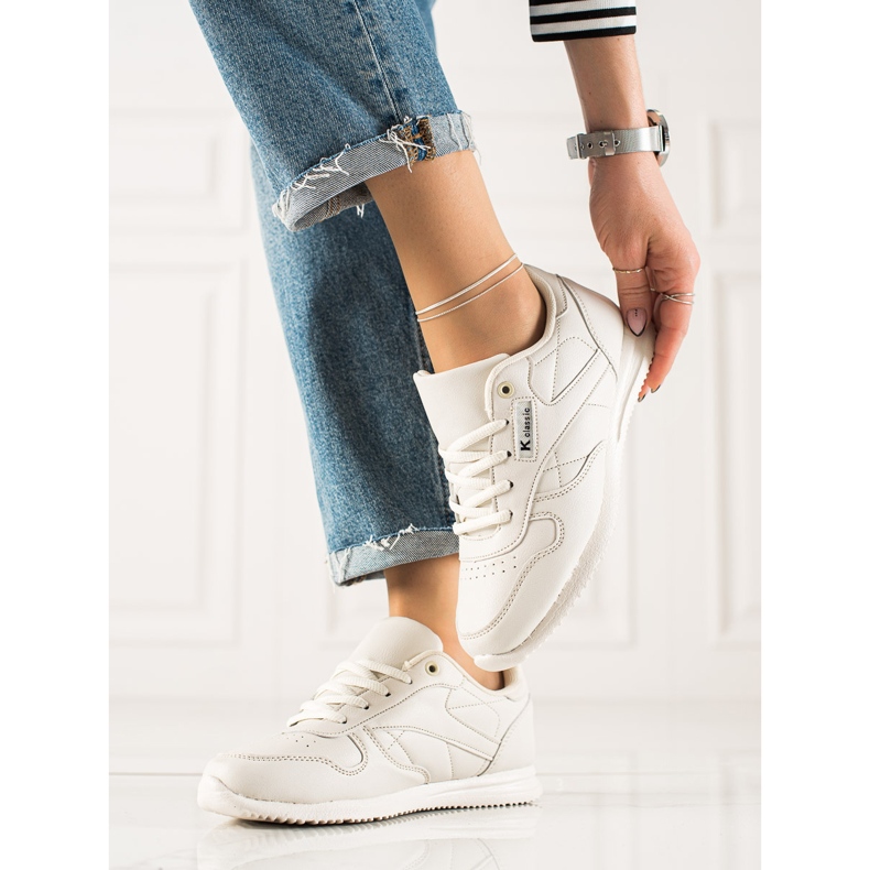 TRENDI Pantofi sport clasici bej 2