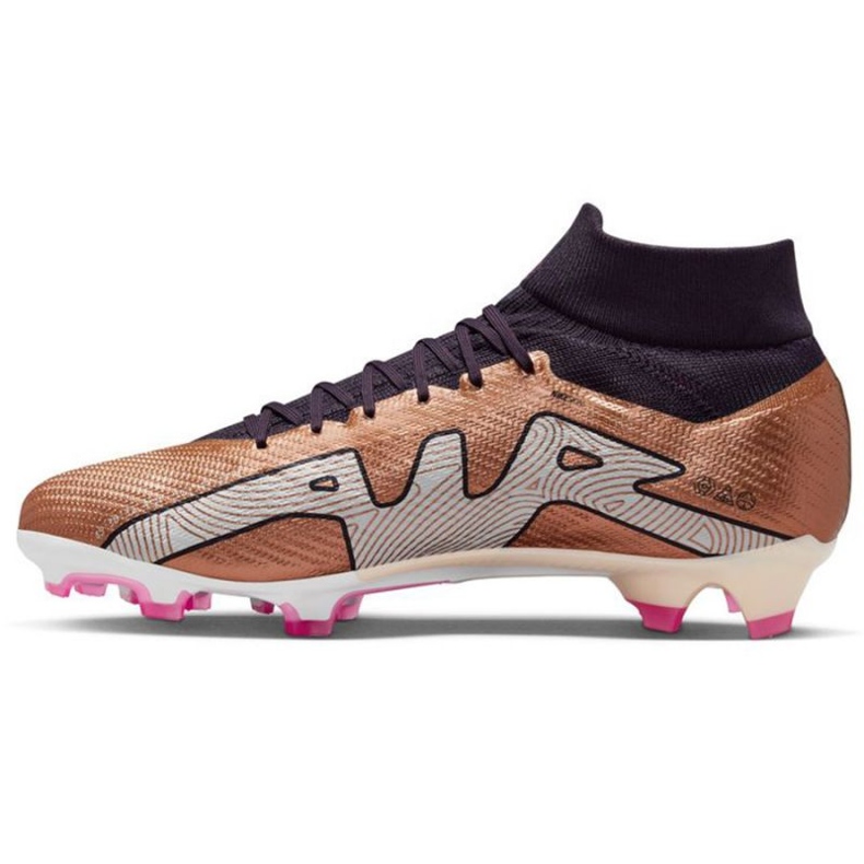 Pantofi de fotbal Nike Zoom Mercurial Superfly 9 Pro Qatar Fg M DR5939 810 maro de aur 1