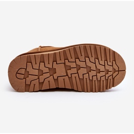 Cizme de zapada joase din piele intoarsa la moda Camel Nucca maro 2 Cizme de zapada joase din piele intoarsa la moda Camel Nucca maro 2