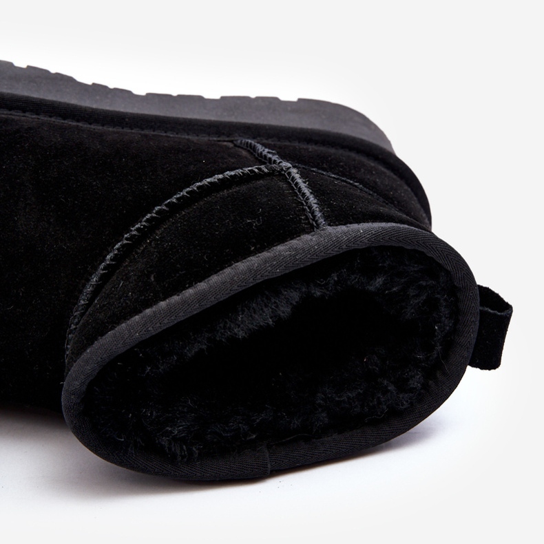 Cizme de zapada joase din piele intoarsa la moda Neagra Nucca negru 1 Cizme de zapada joase din piele intoarsa la moda Neagra Nucca negru 1