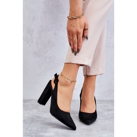 PA1 Pompe cu toc înalt Negru Alanza 1