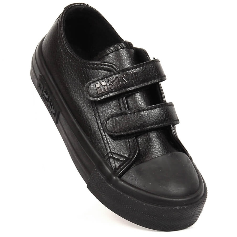 Adidasi copii din piele ecologica cu Velcro negru Big Star KK374092 2 Adidasi copii din piele ecologica cu Velcro negru Big Star KK374092 2
