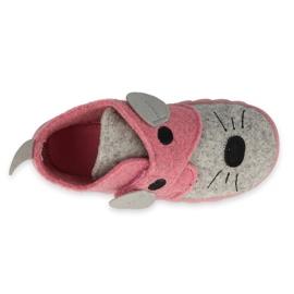 Pantofi copii Befado 526P104 roz gri 3