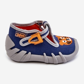 BEFADO S.A. Pantofi Papuci Befado Tiger 110P462 Navy albastru marin 2