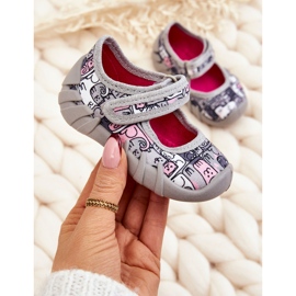 BEFADO S.A. Papuci Balerina Befado Kotki 109P261 Gri 1